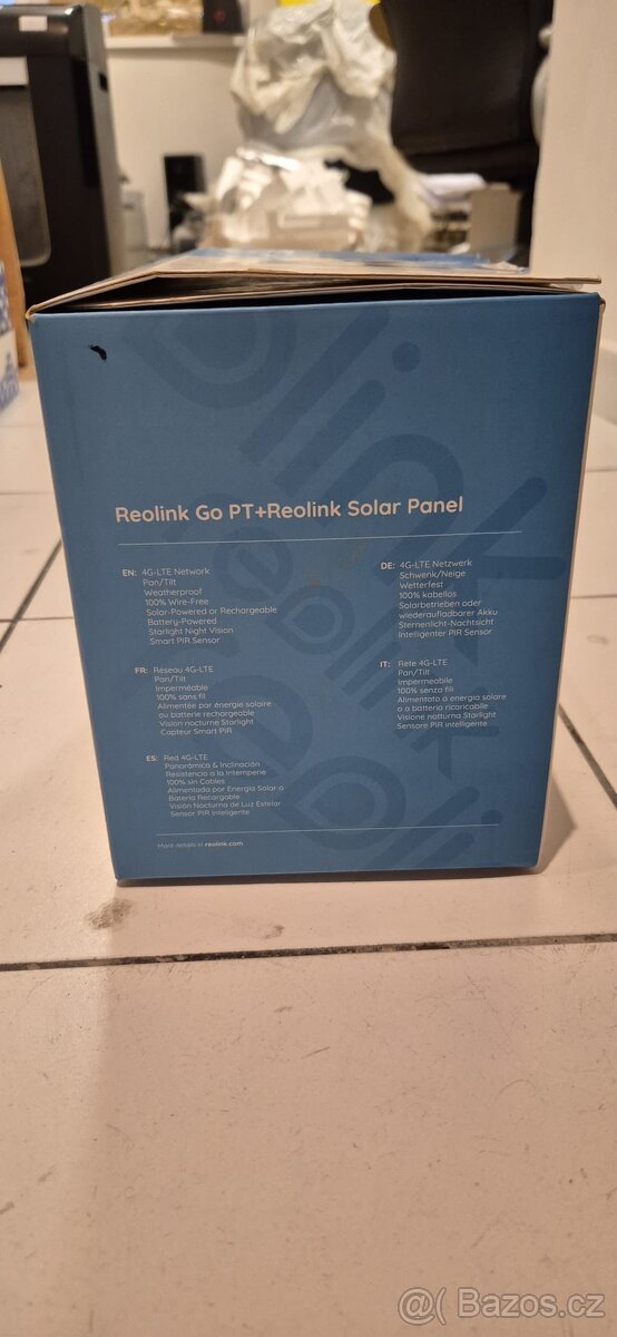 Bezdrátová bezpečnostní kamera zn. Reolink Go PT + Reolink S - 5