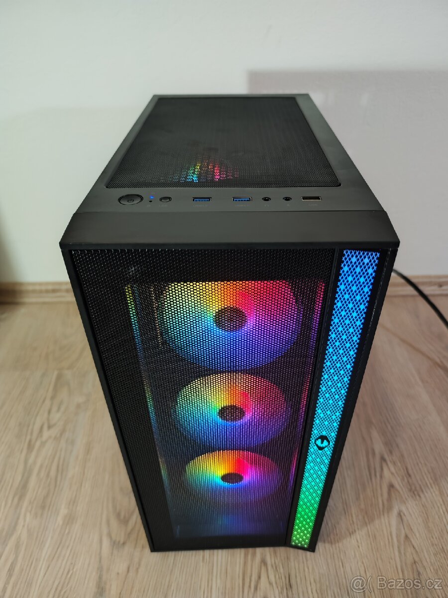 Herní PC: RX 5700xt, Ryzen 5 5500, 1Tb M.2 ssd, ZÁRUKA - 5