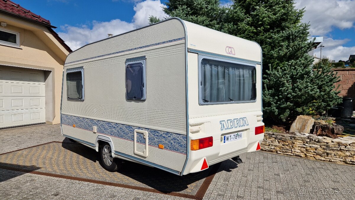 karavan Adria 390 4miest 795/1100kg, .,poschodová posteľ - 5