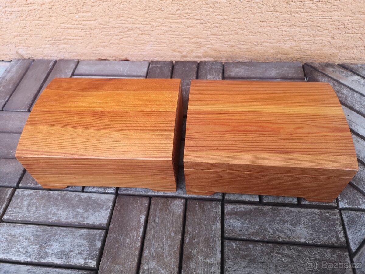 Dřevěné krabičky s víkem - 5