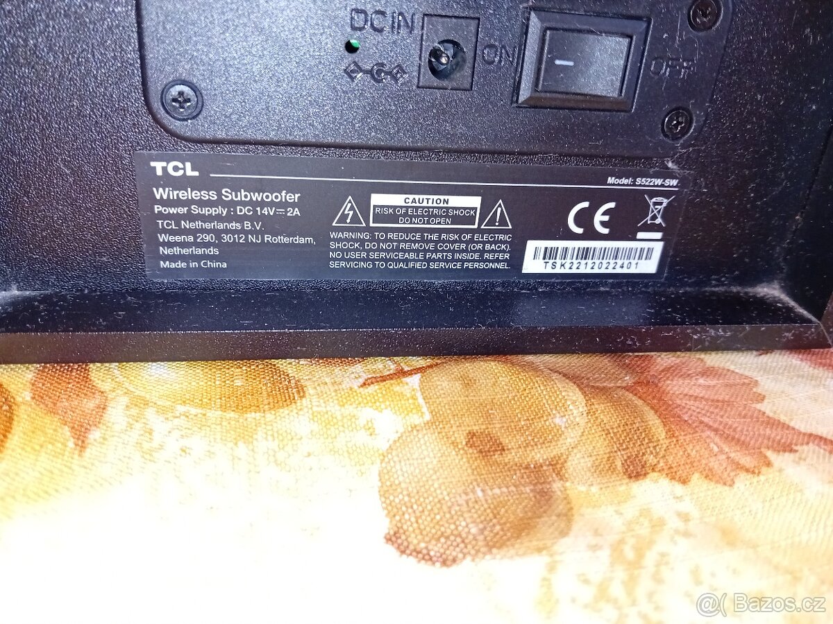 Tcl soundbar 2.1 WiFi subwoofer - 5