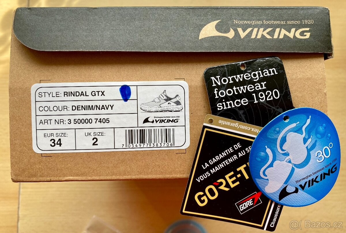 VIKING - tenisky – Goretex - velikost 34 - 5