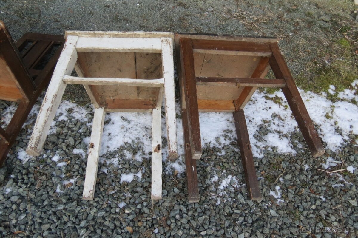 4 x stará židle - 5
