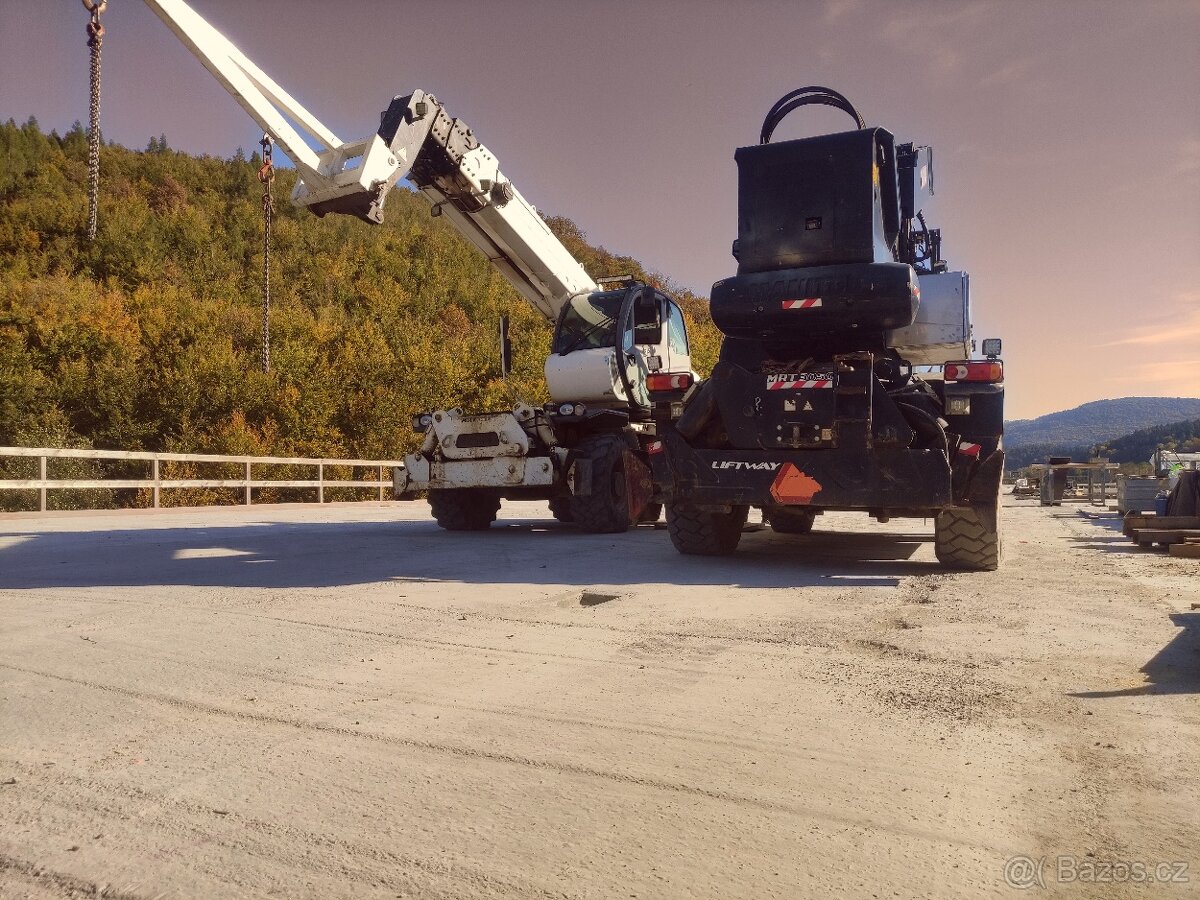 Manitou mrt teleskopické manipulátory. - 5
