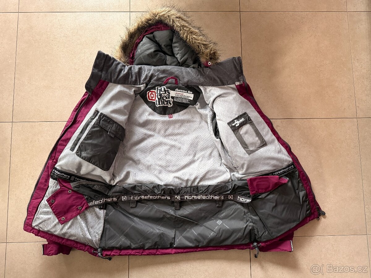 Dámská péřová bunda Horsefeathers vel.M - 5