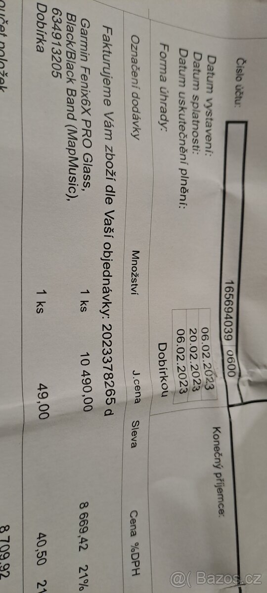 Prodám hodinky Garmin Fenix 6x Pro - 5