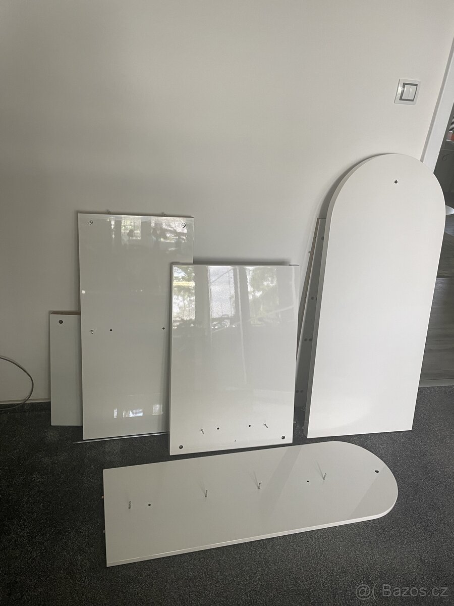 Bílý psací stůl Tape - 5