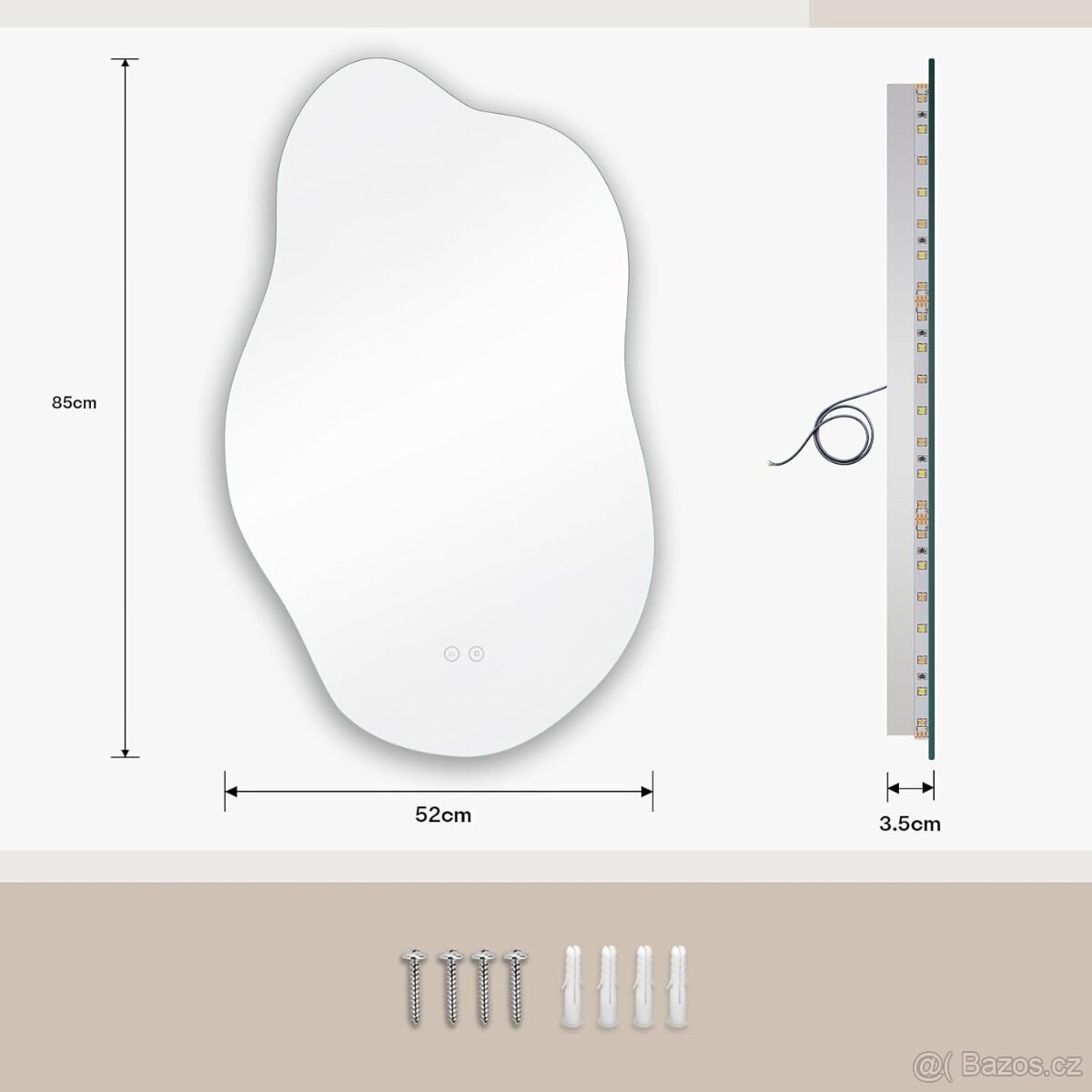 Koupelnové zrcadlo luxus - 5