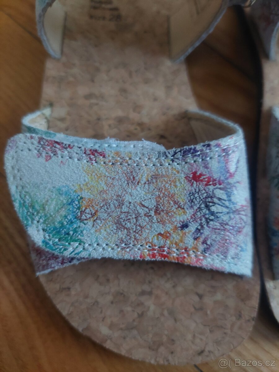 Dívčí barefoot kožené sandálky Koel Ashley vel. 28 - 5