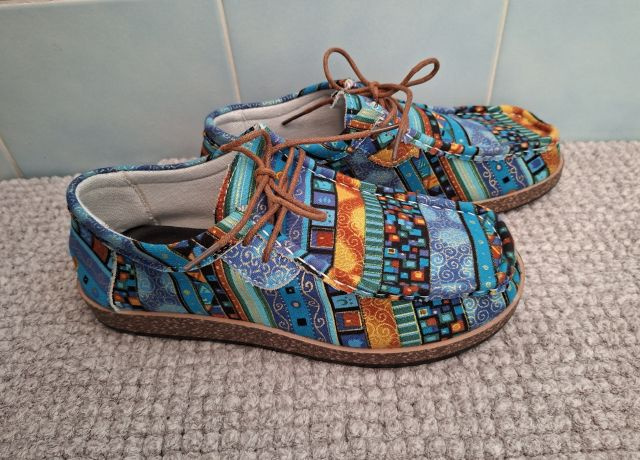 Mokasíny design patchwork č. 40 (fakticky 39) - 5