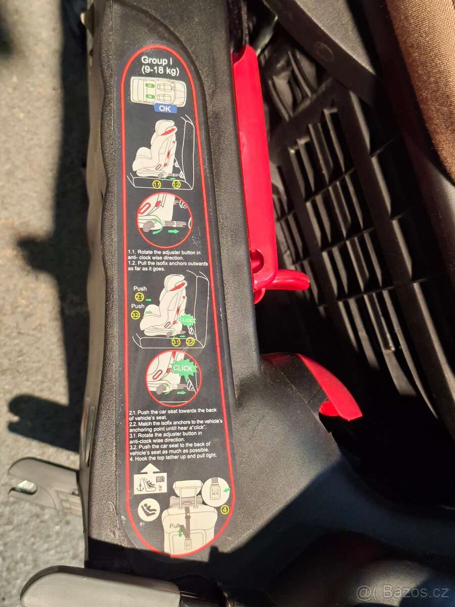 Dětská autosedačka 9-36kg isofix - 5