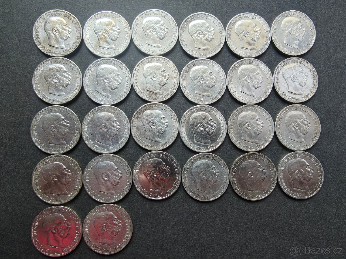 Mince 2 Koruna Rakousko Uhersko - 5