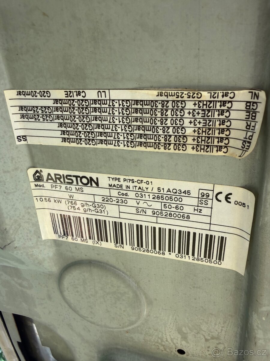 Ariston plynová deska - 5