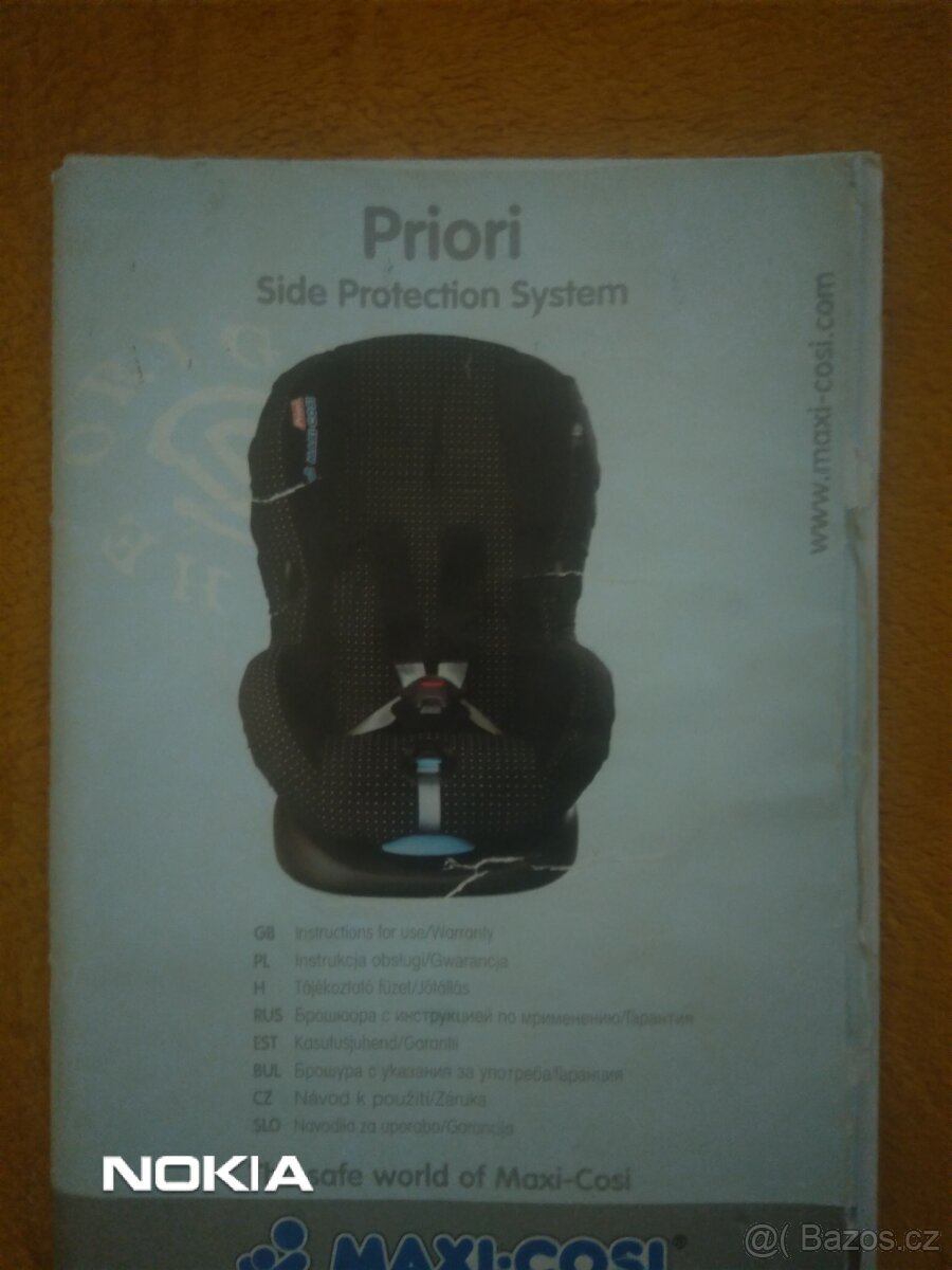 Prodám autosedačku Maxi Priori - 5