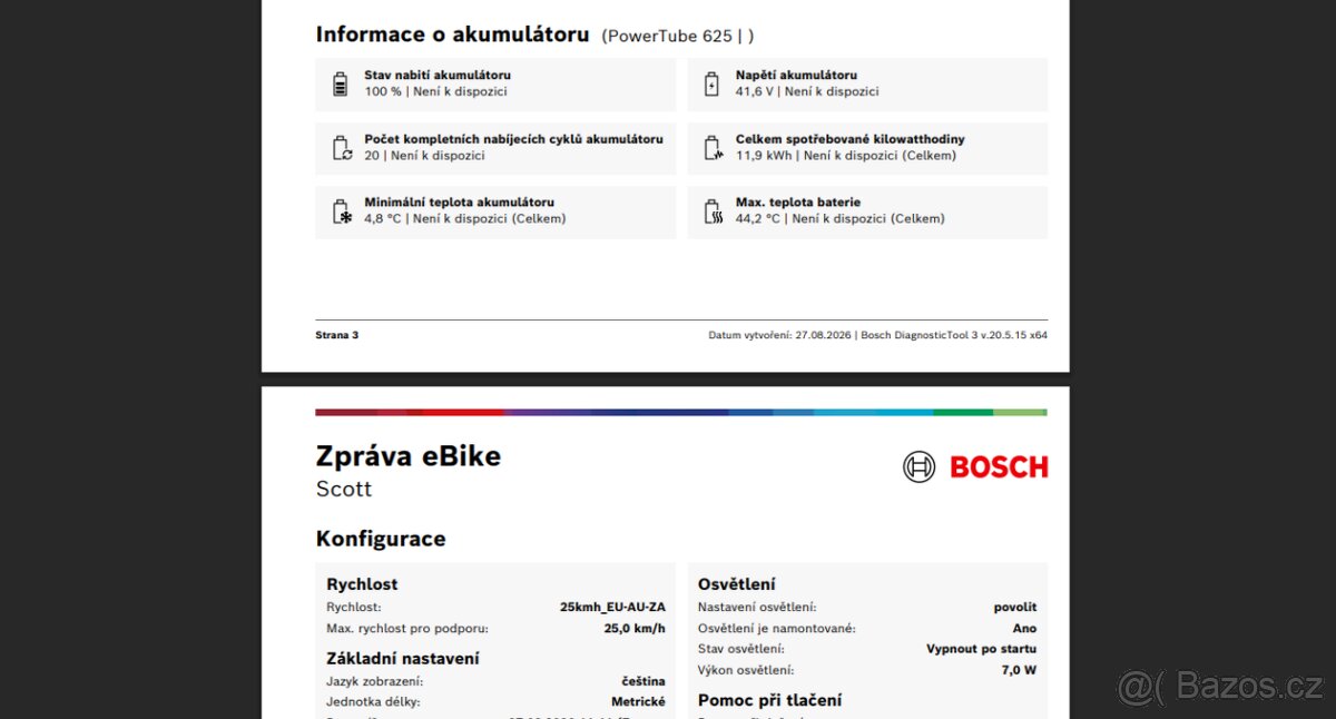 Baterie Bosch 625 -záruka - 5