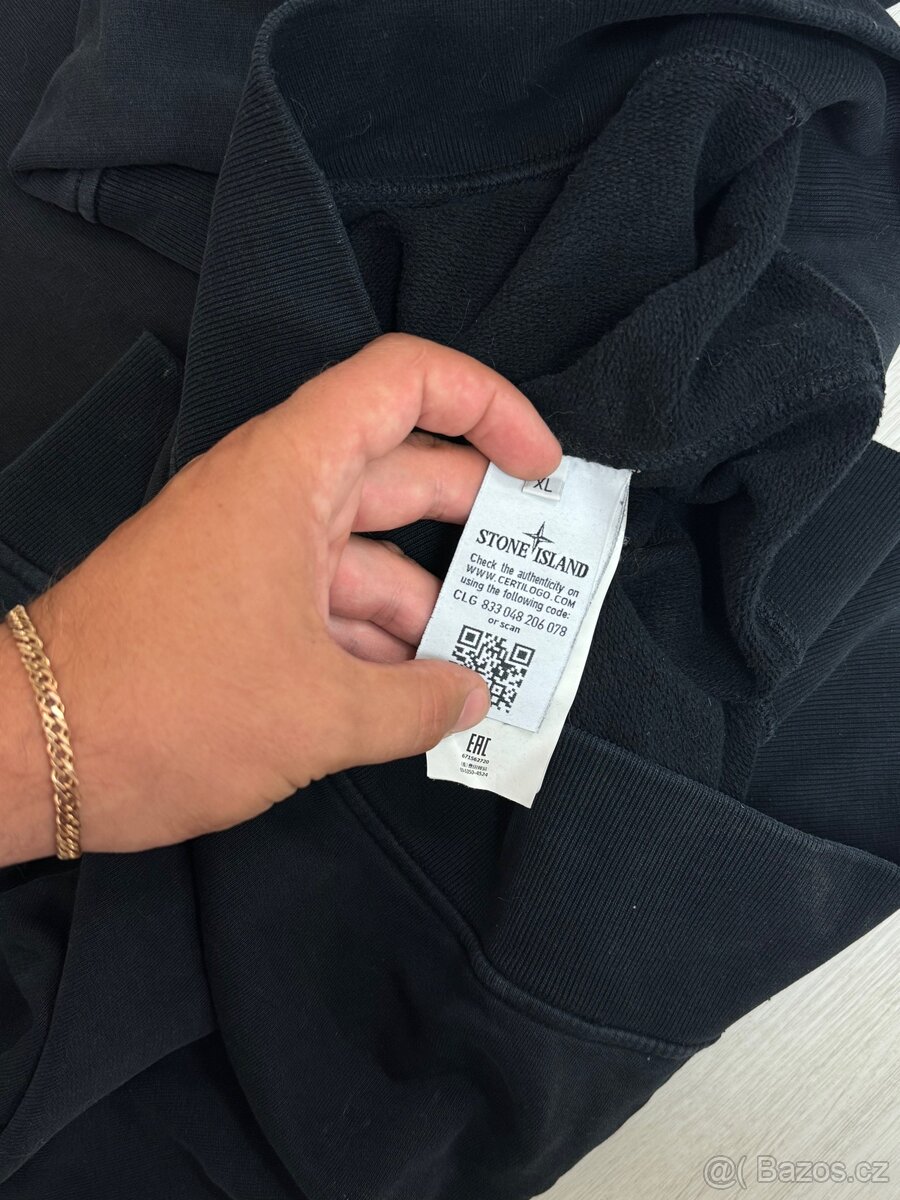 Stone Island – černá mikina 🖤 originální - 5