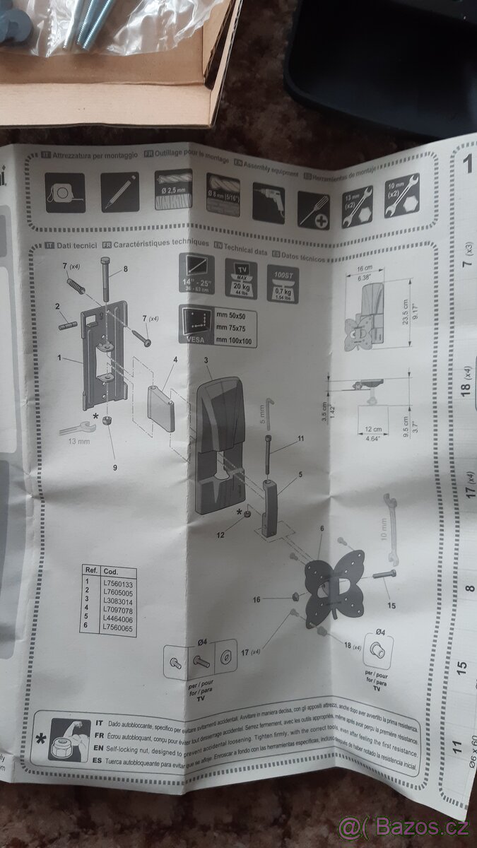 Držák na TV Meliconi Slim Style 100ST - 5