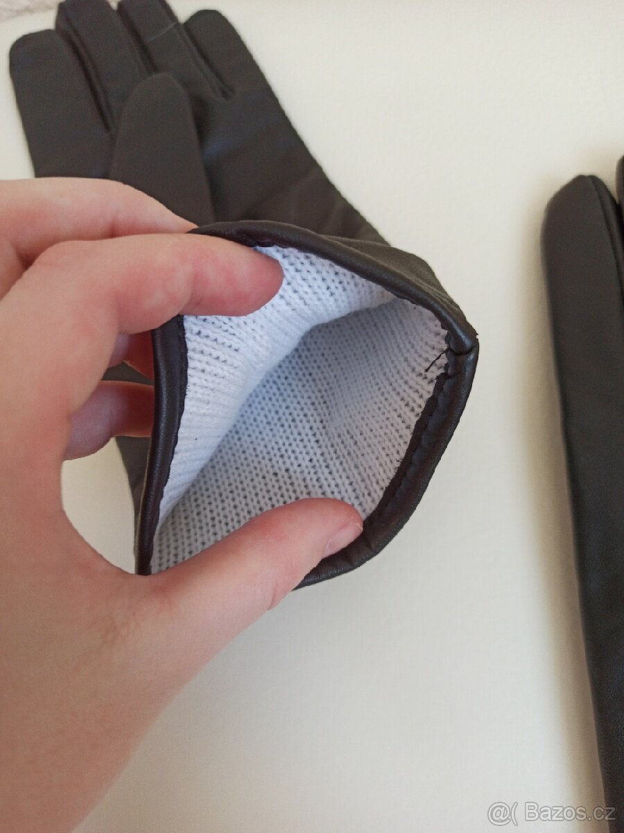 dámské kožené rukavice - 5