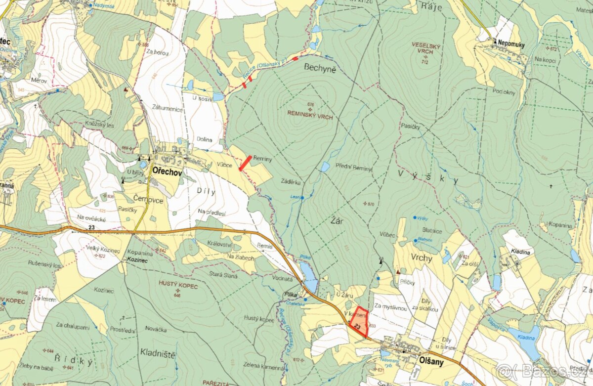 Zemědělská půda, prodej, Olšany, Jihlava - 5