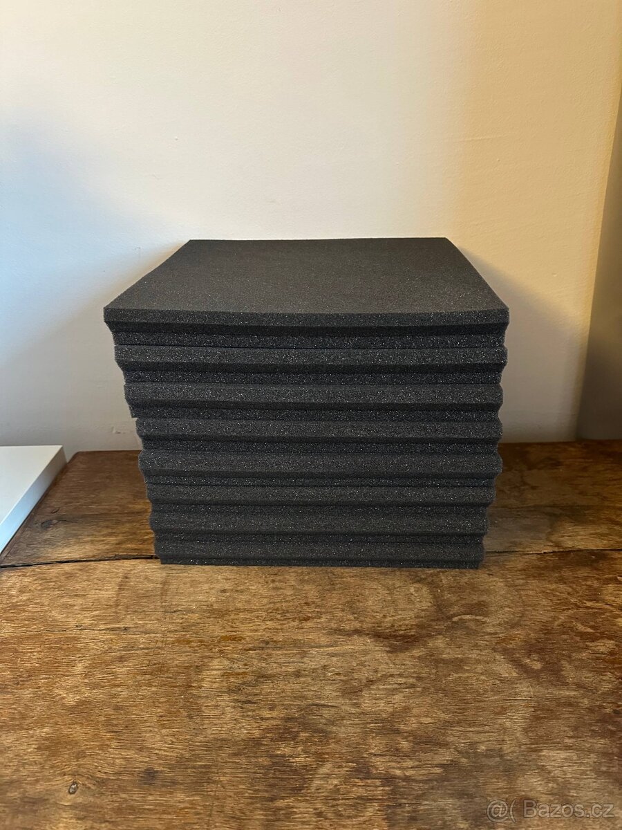 16ks 30x30cm Akustické panely 2.5cm - 5