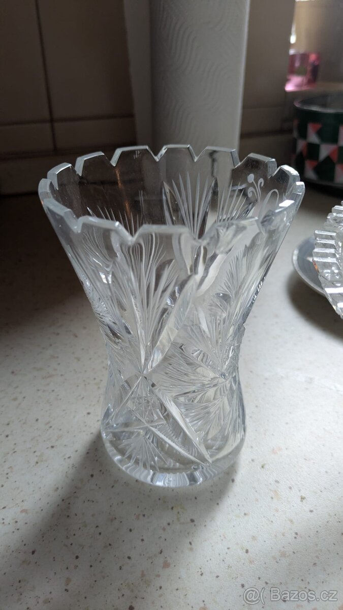 Prodám český broušený křišťál - 5