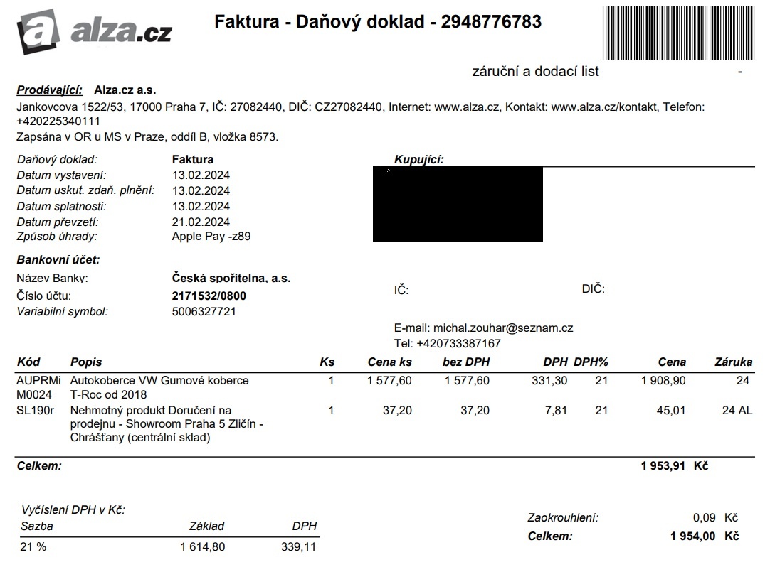 Originál VW gumové koberce pro VW T-ROC - 5