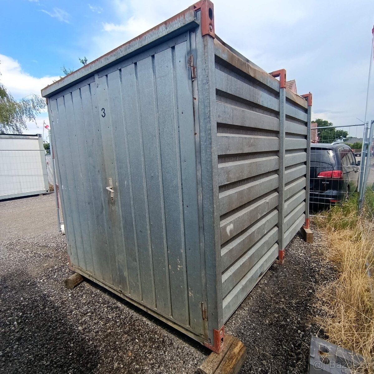 Plechová bouda/ mini kontejner na nářadí 3x2,1m - 5