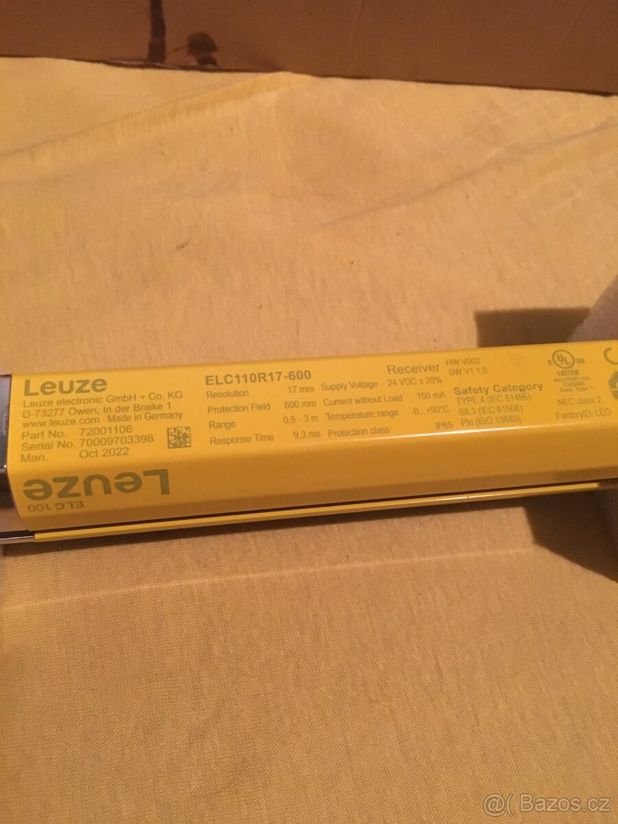 Bezpečnostní světelný závěs závora LEUZE ELC 100 - 5