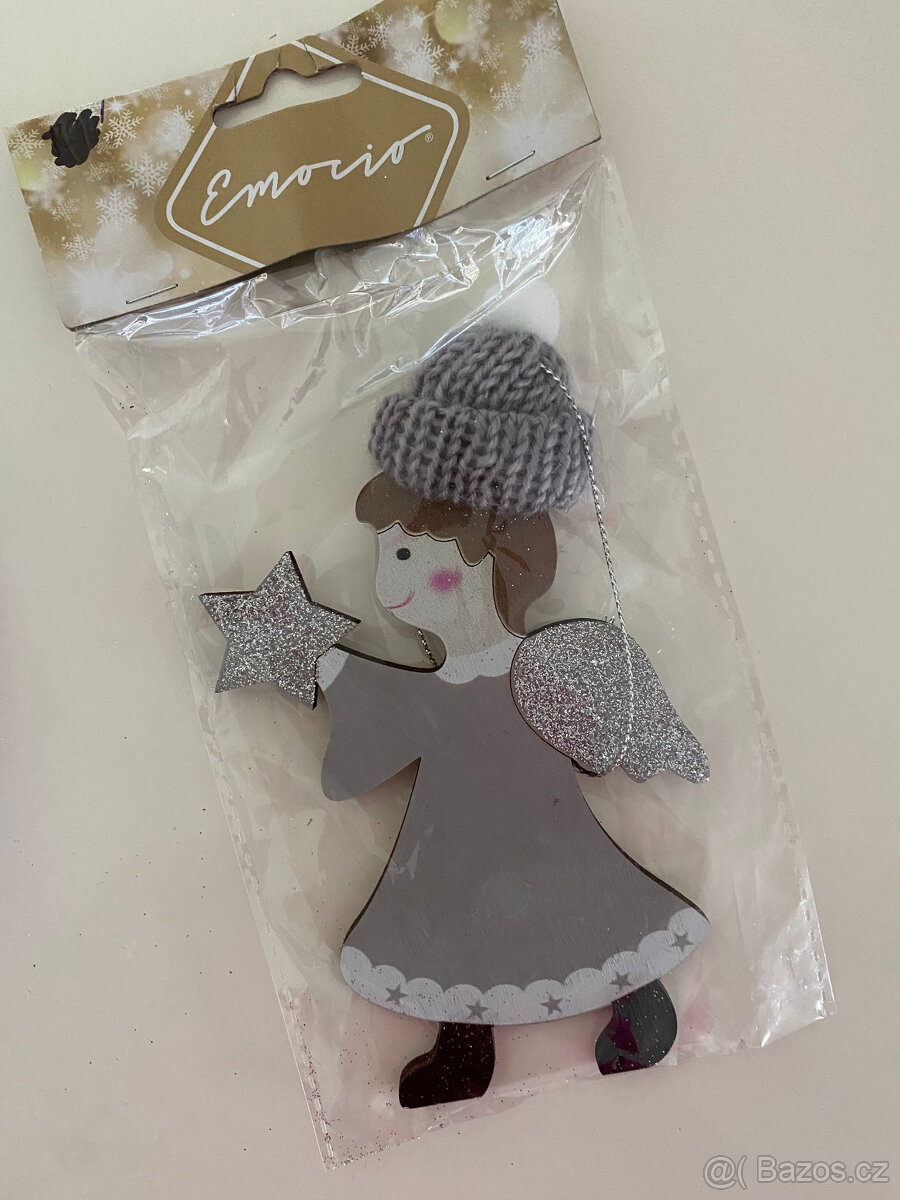 Vánoční dřevěná dekorace - 5