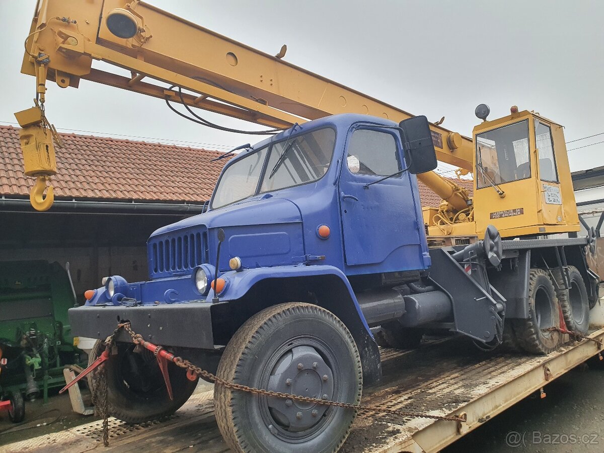 Autojeřáb Praga V3S AD80 - 5