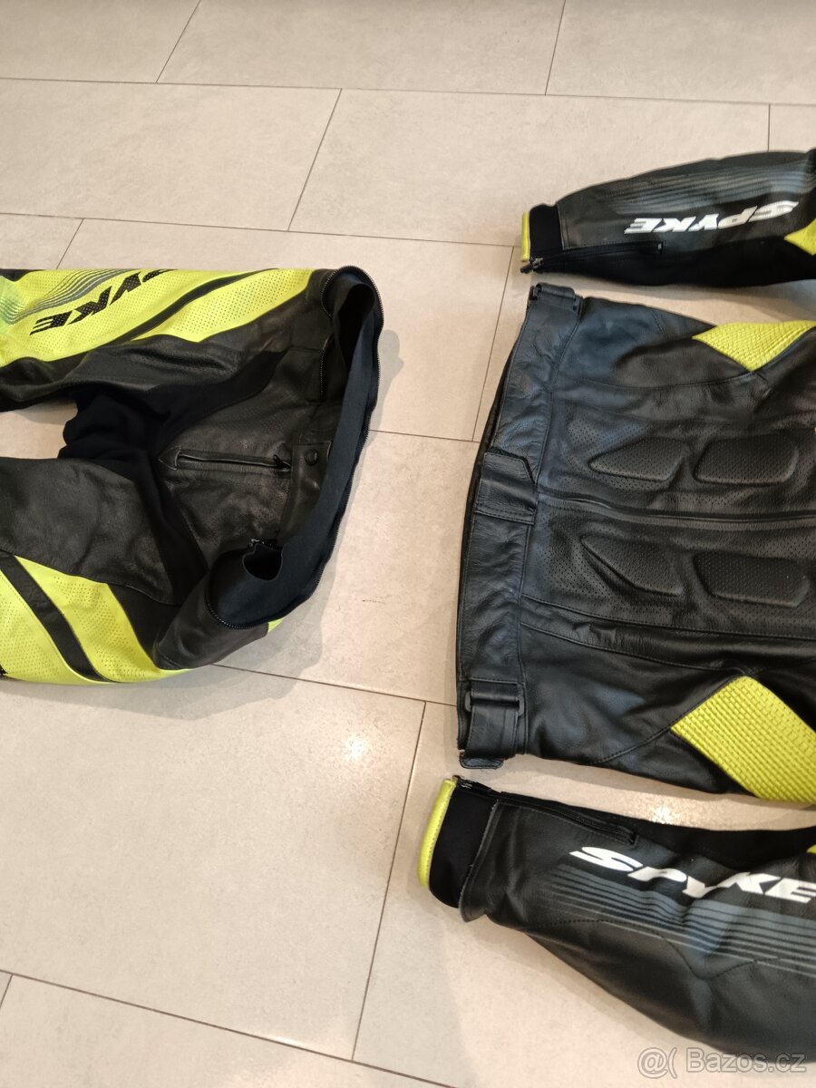 Spyke Estoril Sport-Pánská kožená moto kombinéza, dvoudílná - 5