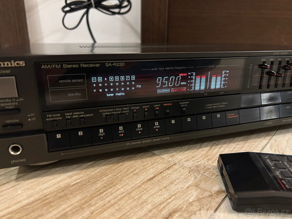 Technics SA-R230 Stereo Receiver FM/AM vč. DO - 5