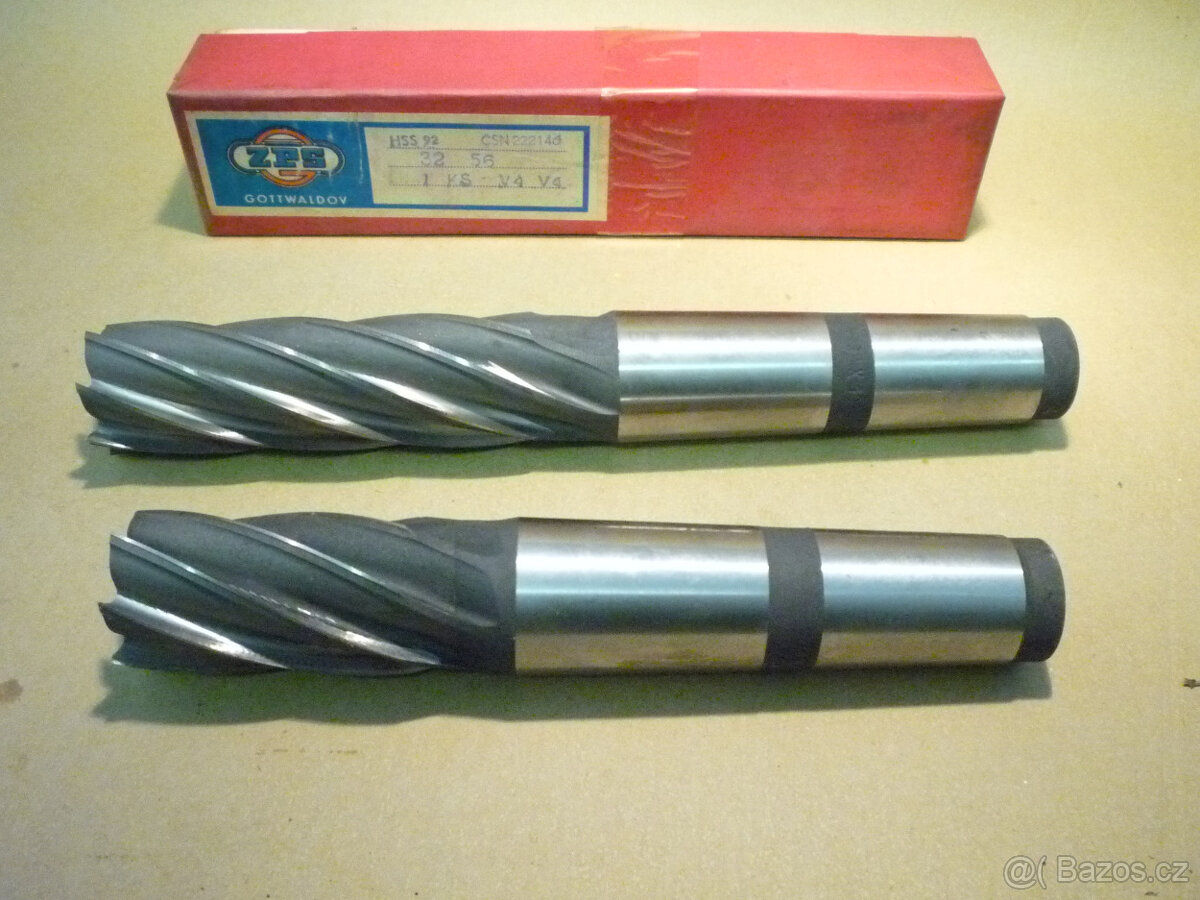 Fréza válcová čelní s kuželovou stopkou - 5