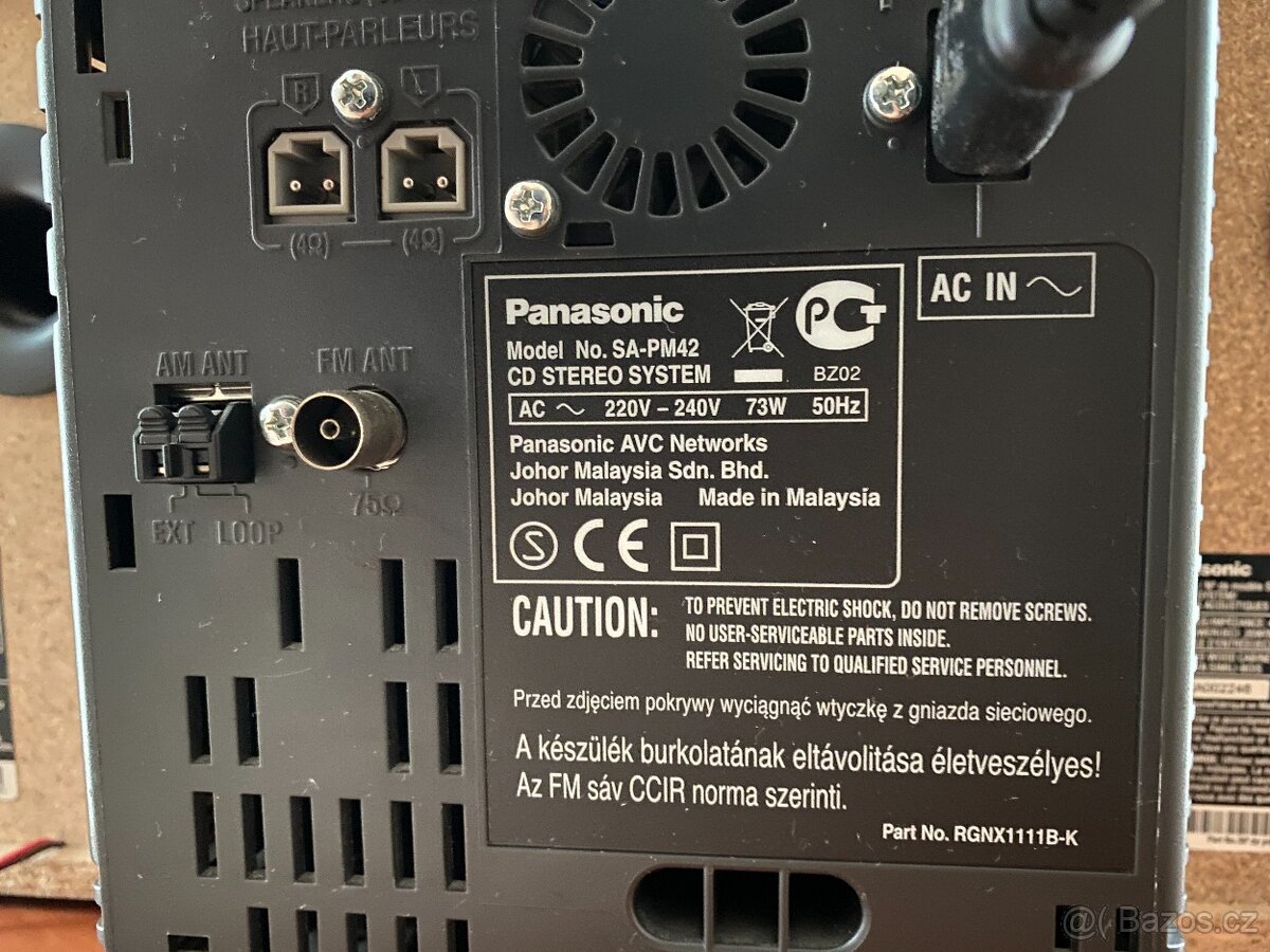 Mini věž Panasonic SA-PM42 - 5