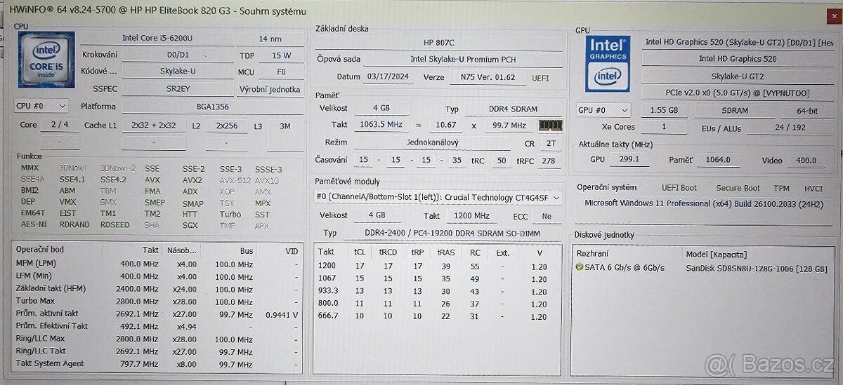 HP EliteBook 820 G3 - 5