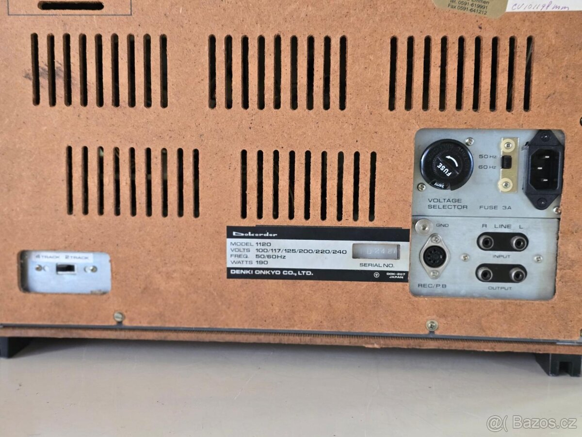 Vintage magnetofon ONKYO Dokorder 1120 - Sběratelský kousek - 5