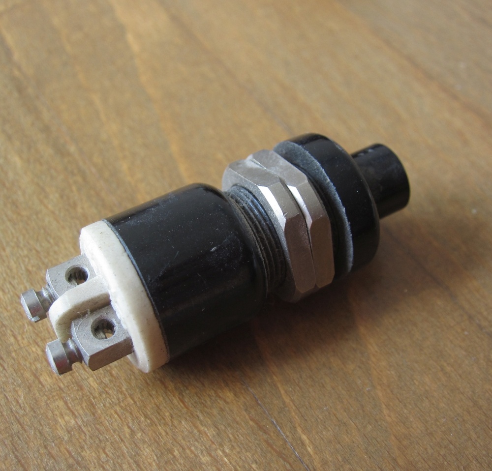 Retro bakelitové kukátko a bytový zvonek - 5