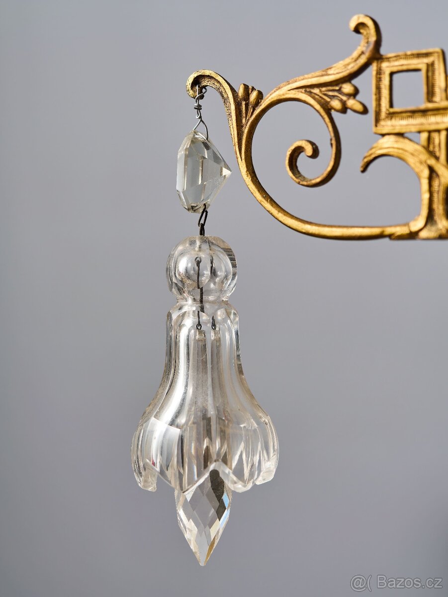 Velký lustr Art Deco na 12 žárovek - 5