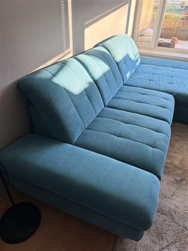 Rohová sedací souprava Xora XXXLutz – výborný stav, studená - 5