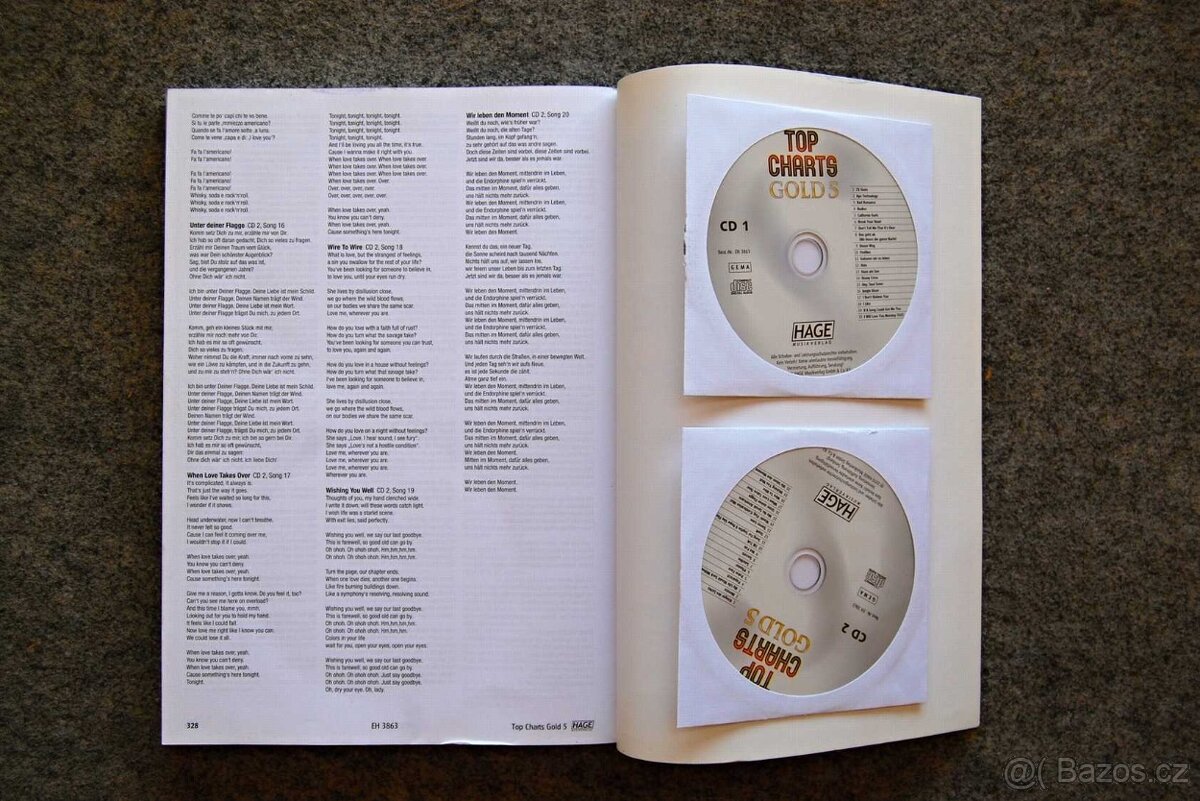 Top Charts Gold 5 - noty pro klavír, keyboard, kytaru - 5