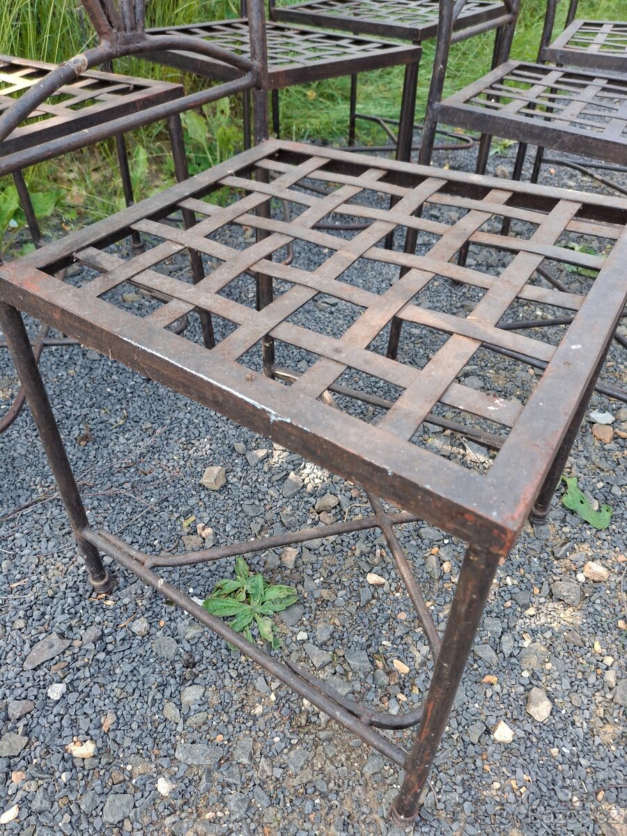 Kovarske zidle ocelove tezke 6x - 5