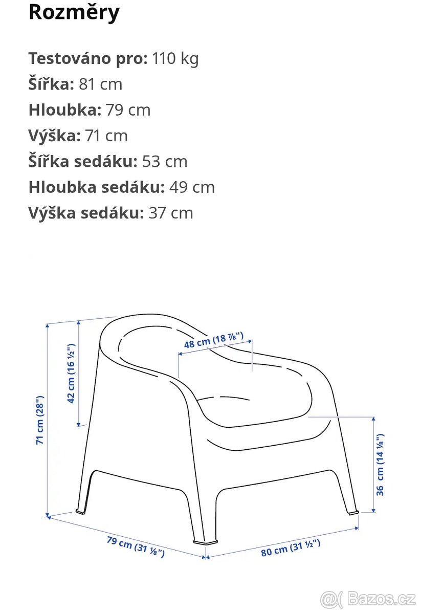 Křeslo venkovní - 5
