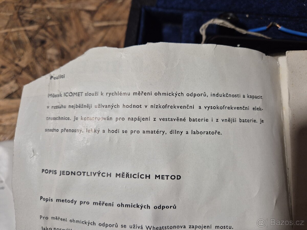 Icomet měřič odporů - 5