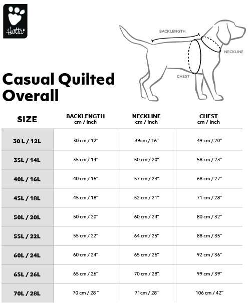 Obleček Hurtta Casual Quilted Overall 40L - 5