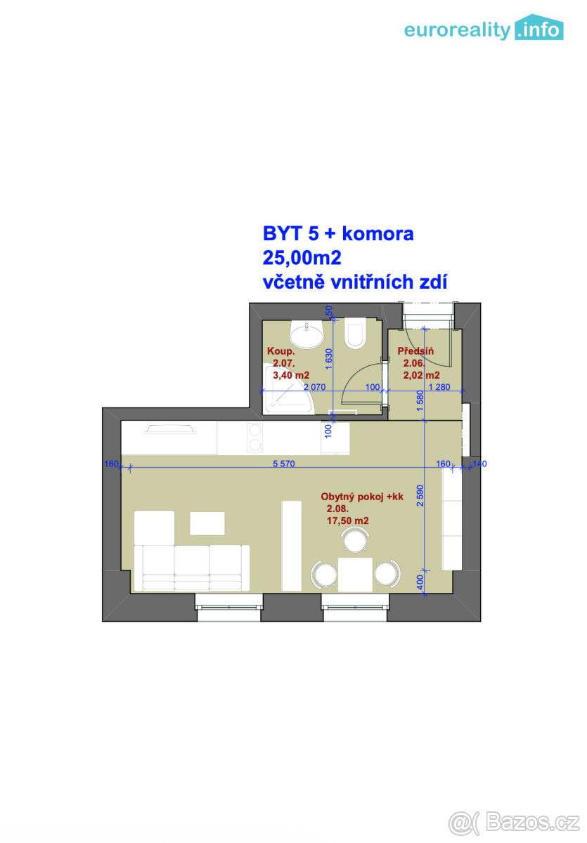 Prodej, byt 1+kk, Hlavní třída, Mariánské Lázně - 5