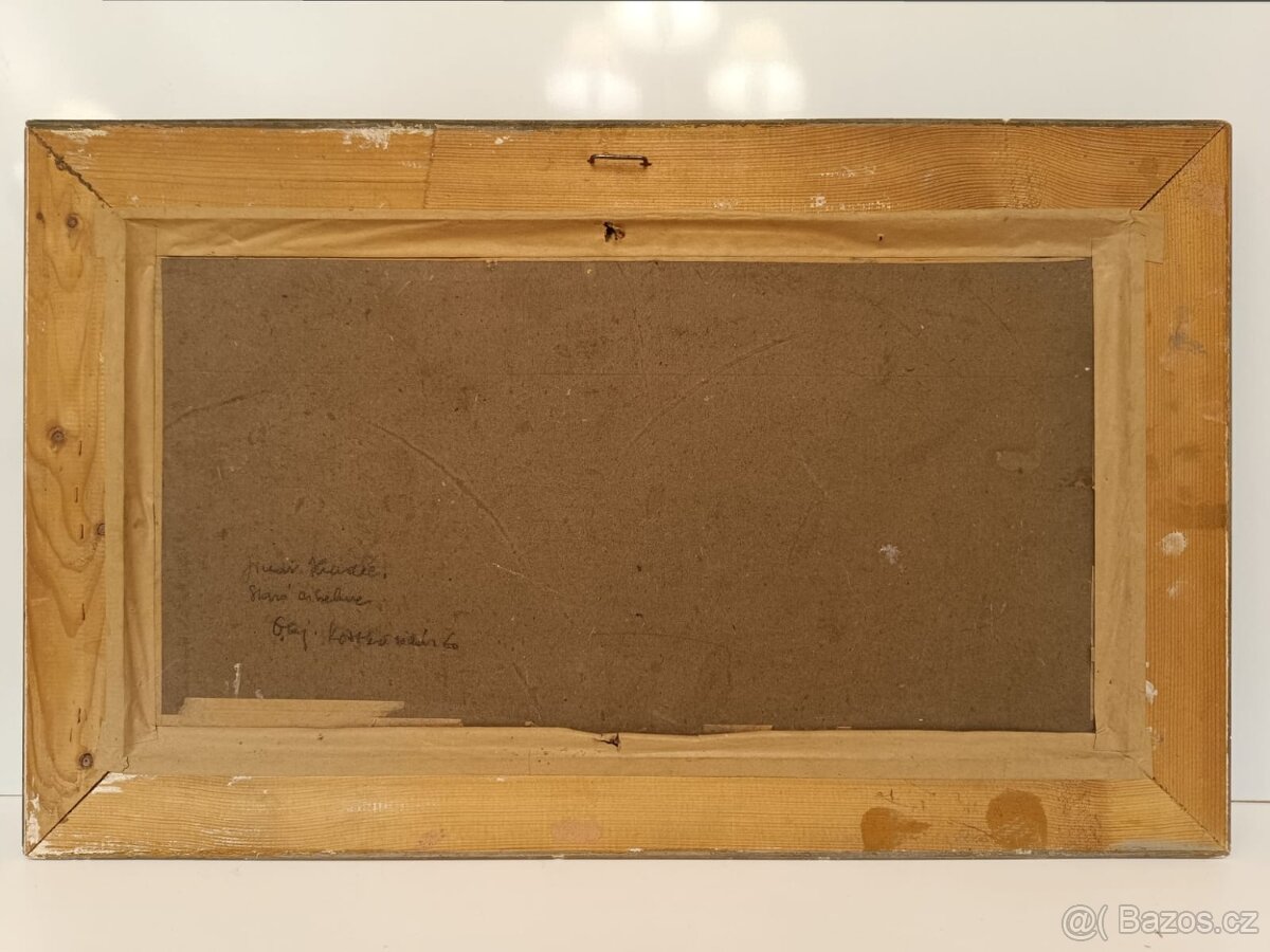 Obraz Jindřichův Hradec, Cihelna, olej 37x40 - 5