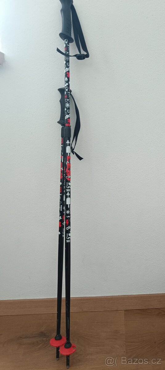 Dětské lyže Rossignol 120 + teleskopické hůlky - 5