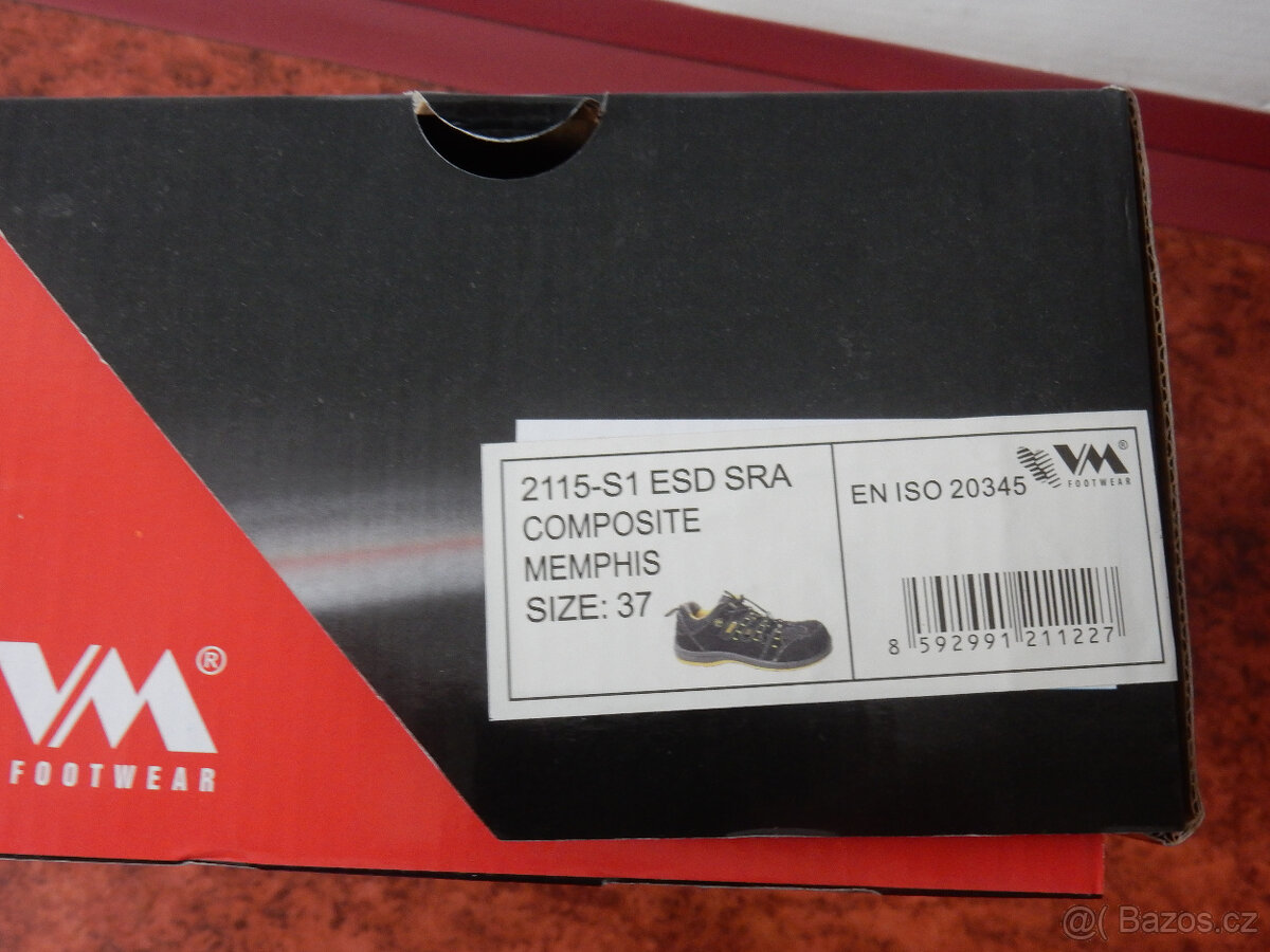 Pracovní boty VM footwear memphis vel.37 - 5