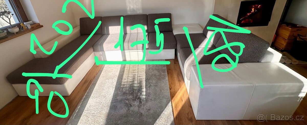 Kožená sedací souprava - 5