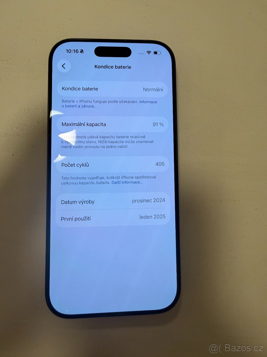 Prodám iPhone 16 Pro 256 GB – Black Titanium - 5